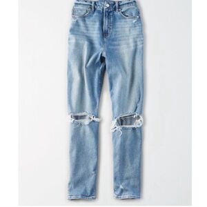 Curvy Stretch Mom Jeans - American Eagle